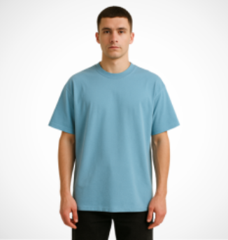 Oversized T-Shirt – Relaxed Fit Cotton/Poly Blend, Drop Shoulder, Roomy Design, Trendy Solid or Graphic Prints, Soft Touch, Durable Stitching, Great for Lounge or Streetwear, All Sizes